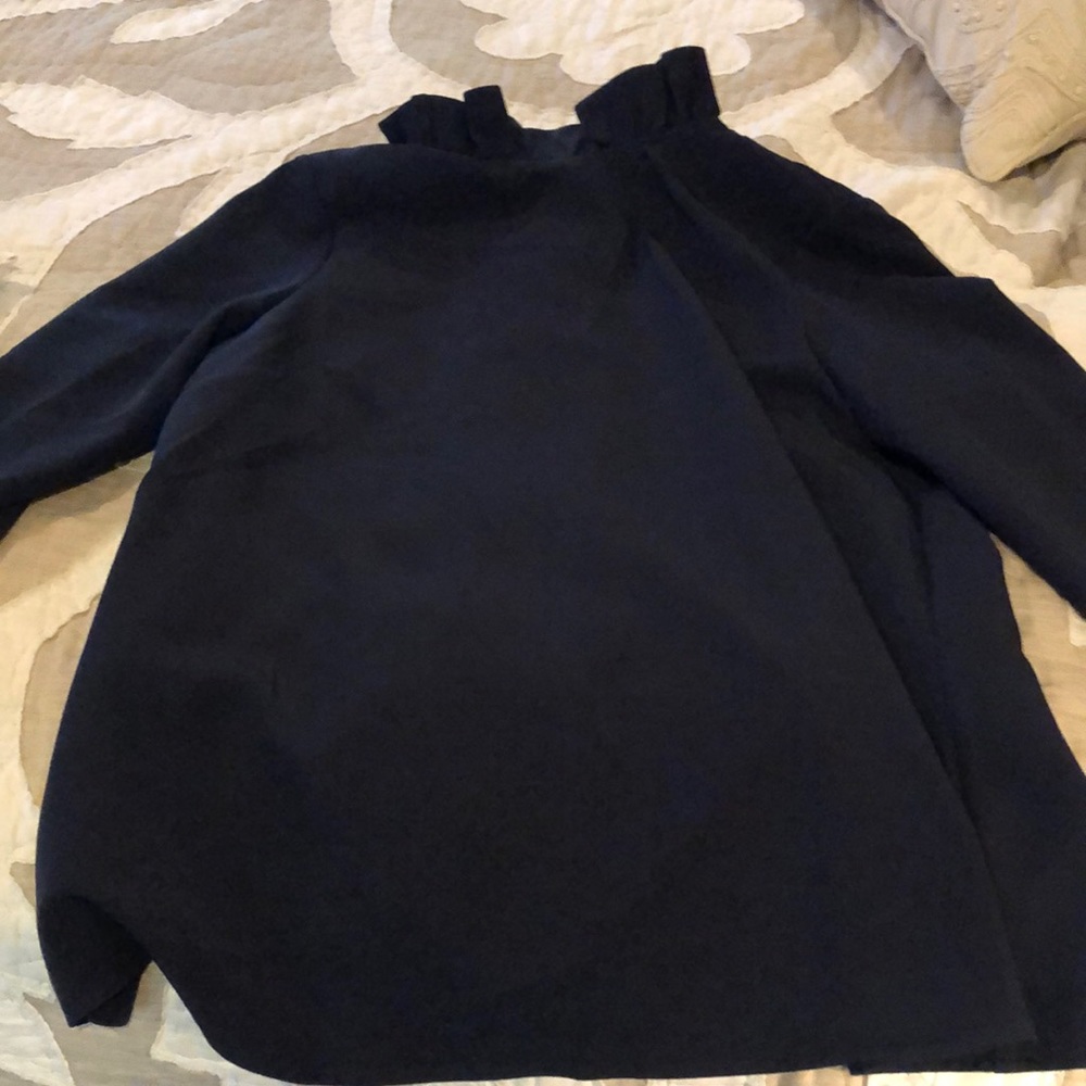 Tuckernuck Navy Faye Blouse